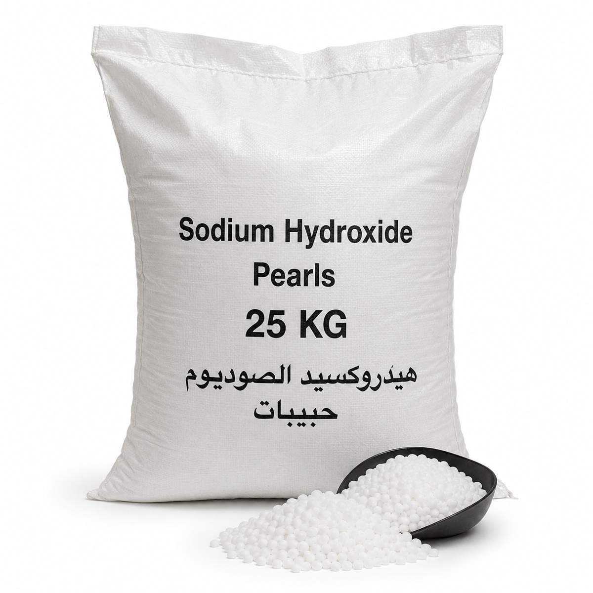 صودا كاوية قشور 25 كيلو شيكارة | Caustic Soda Flakes 25kg Bag