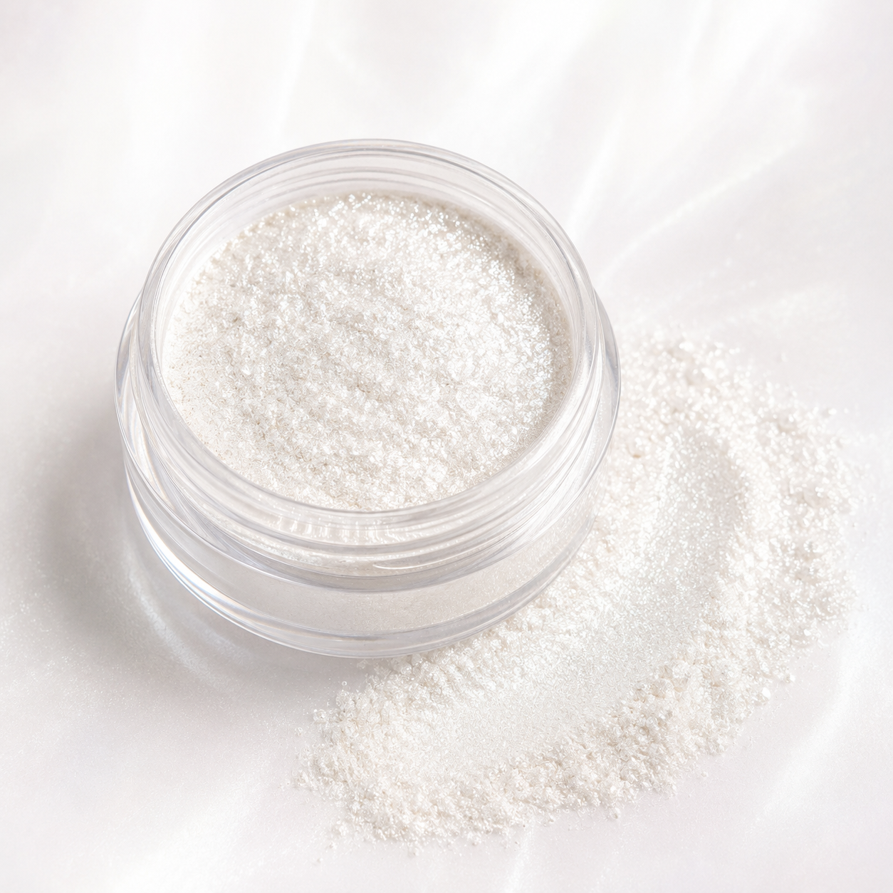 ميكا أبيض لؤلؤي | Pearl White Mica Powder